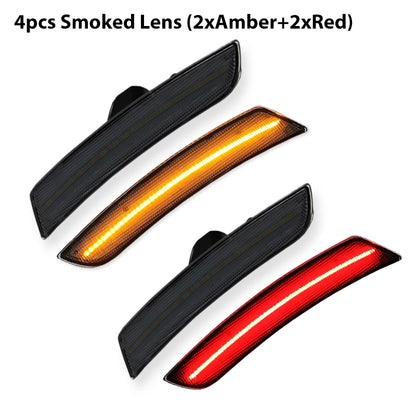 2016 - 2024 CAMARO SMOKED OR CLEAR SIDE MARKERS *CAN BUY AS 2 PIECE FRONT OR BACK OR AS 4 PIECE FULL SET*