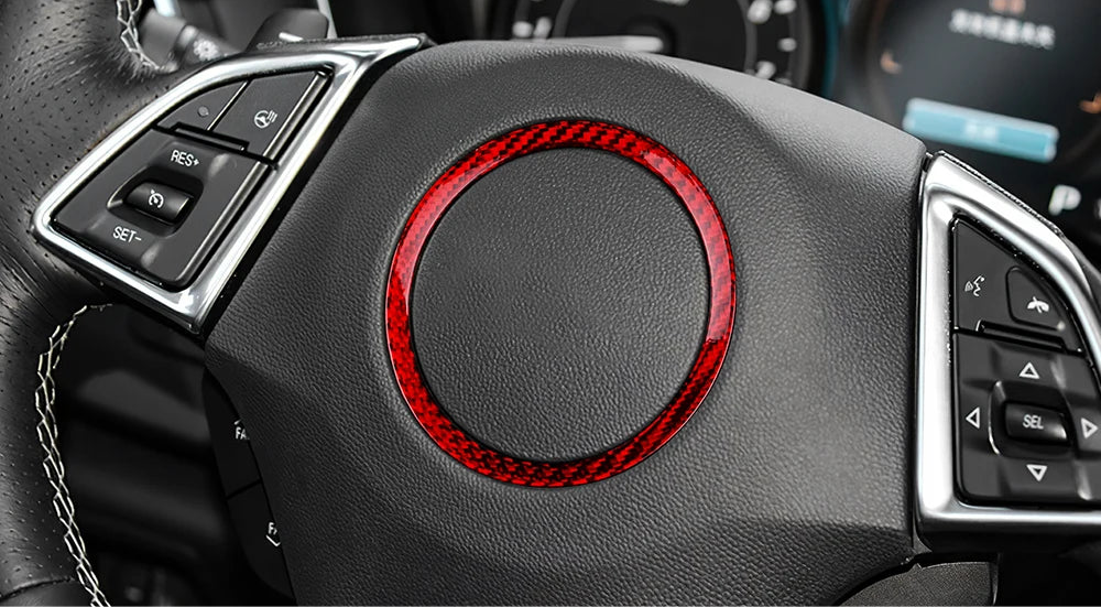 2016 - 2024 CAMARO REAL CARBON FIBER STEERING WHEEL RING