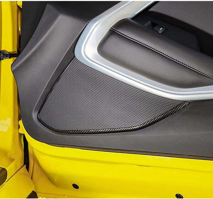 2016 - 2024 CAMARO DOOR SPEAKER TRIM *CARBON FIBER/COLORS*