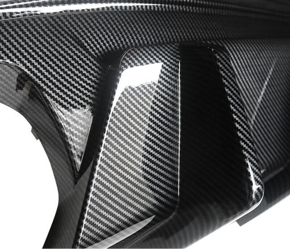 3 PIECE CARBON FIBER STYLE QUAD TIP DIFFUSER | 2016 - 2024 CAMARO MODELS (EXCLUDING ZL1 and ZL1 1LE)