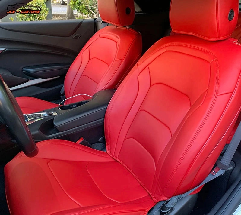 2016 - 2024 CAMARO LEATHER SEAT COVERS