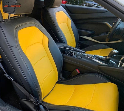 2016 - 2024 CAMARO LEATHER SEAT COVERS