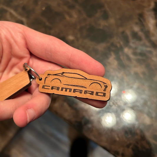 CAMARO SILHOUETTE KEYCHAIN