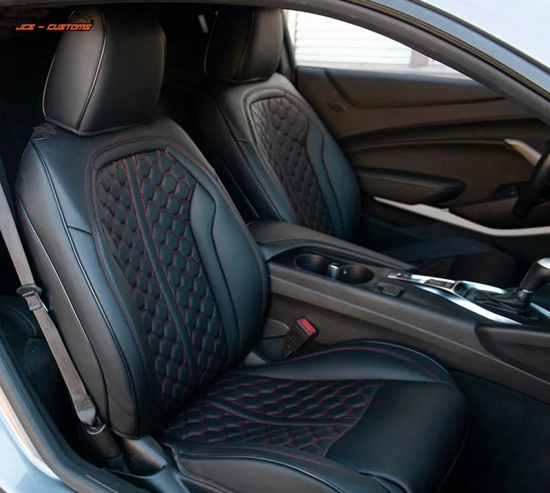 2016 - 2024 CAMARO LEATHER SEAT COVERS