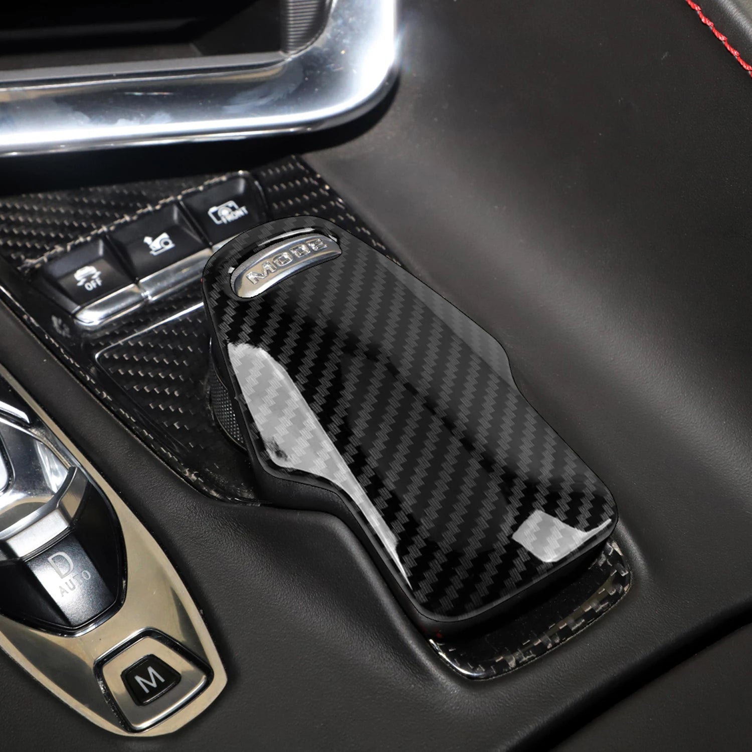 C8 CORVETTE CARBON FIBER MODE SELECTOR COVER