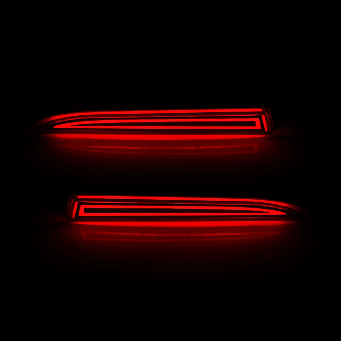 2016 - 2024 CAMARO LED REAR REFLECTORS | RED OR SMOKED | 2 PATTERN CHOICES