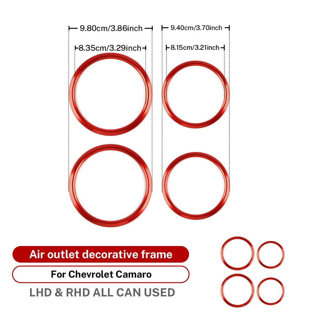 2016 - 2024 CAMARO AIR VENT BEZZLE RINGS