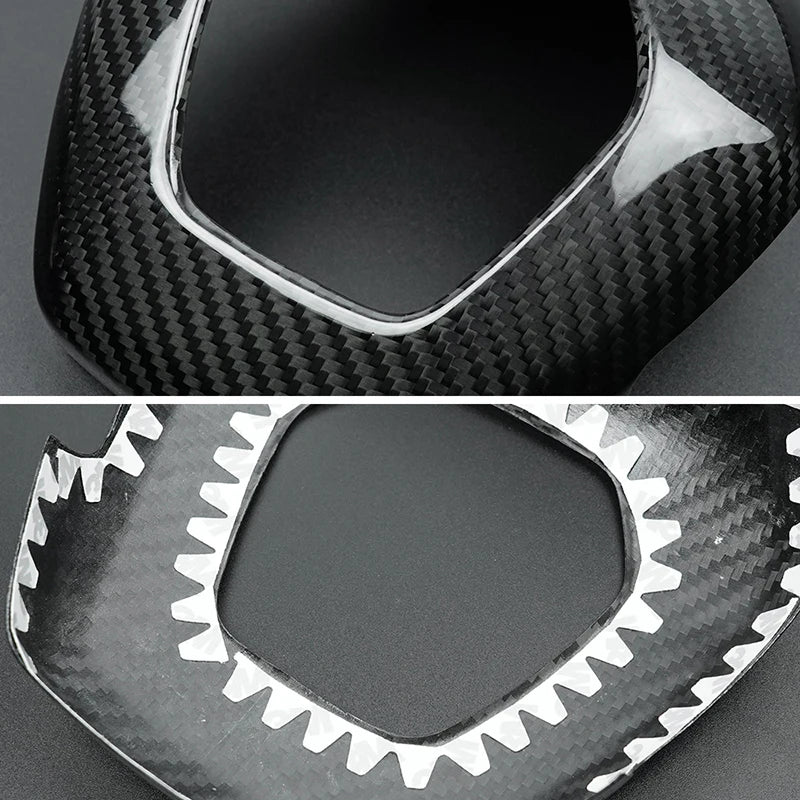 C8 CORVETTE CARBON FIBER STEERING WHEEL COVERS *BUY AS SET OR INDIVIDUAL PIECES*