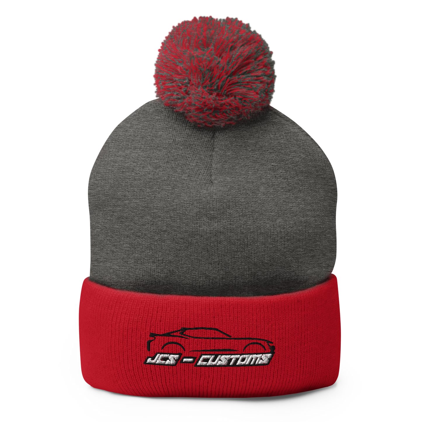 JCS - CUSTOMS LOGO POM-POM BEANIE