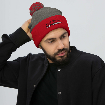 JCS - CUSTOMS LOGO POM-POM BEANIE