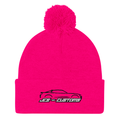 JCS - CUSTOMS LOGO POM-POM BEANIE