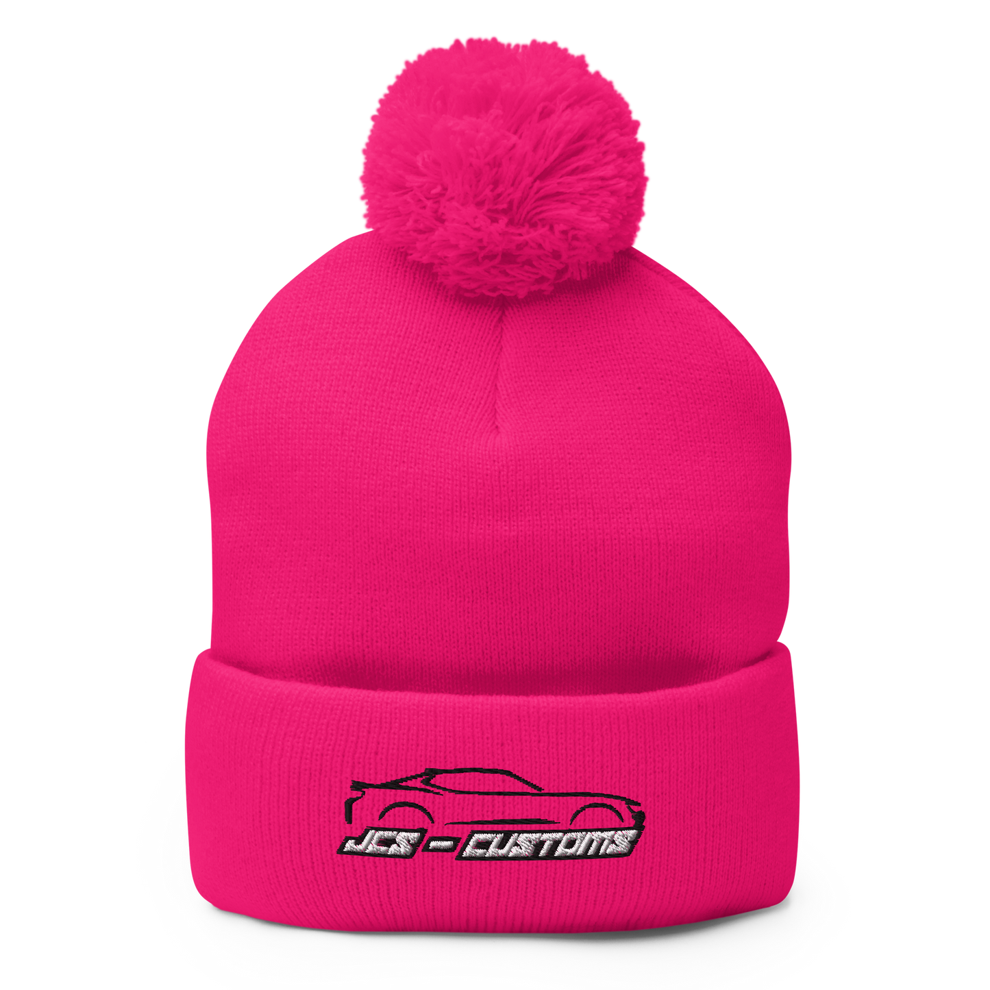 JCS - CUSTOMS LOGO POM-POM BEANIE