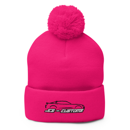 JCS - CUSTOMS LOGO POM-POM BEANIE