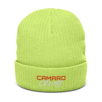 CAMARO CLUB RIBBED KNIT BEANIE