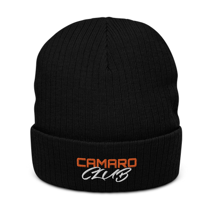 CAMARO CLUB RIBBED KNIT BEANIE