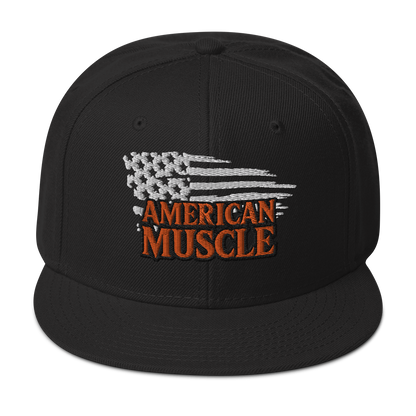 AMERICAN MUSCLE SNAPBACK HAT