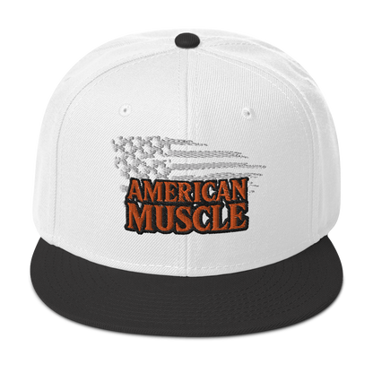 AMERICAN MUSCLE SNAPBACK HAT