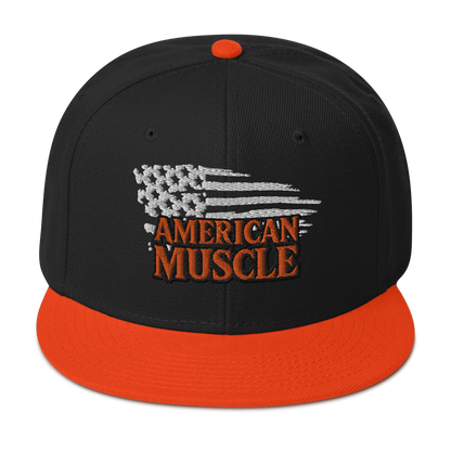 AMERICAN MUSCLE SNAPBACK HAT