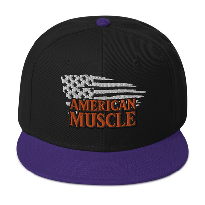 AMERICAN MUSCLE SNAPBACK HAT