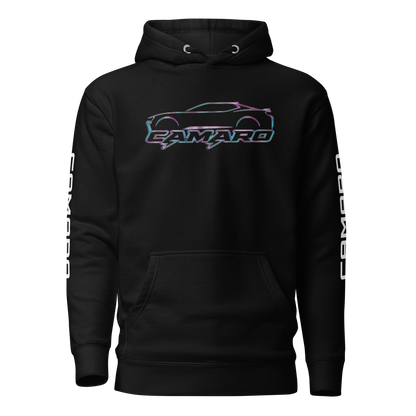 CAMARO LIGHTNING BOLT COTTON CANDY UNISEX HOODIE