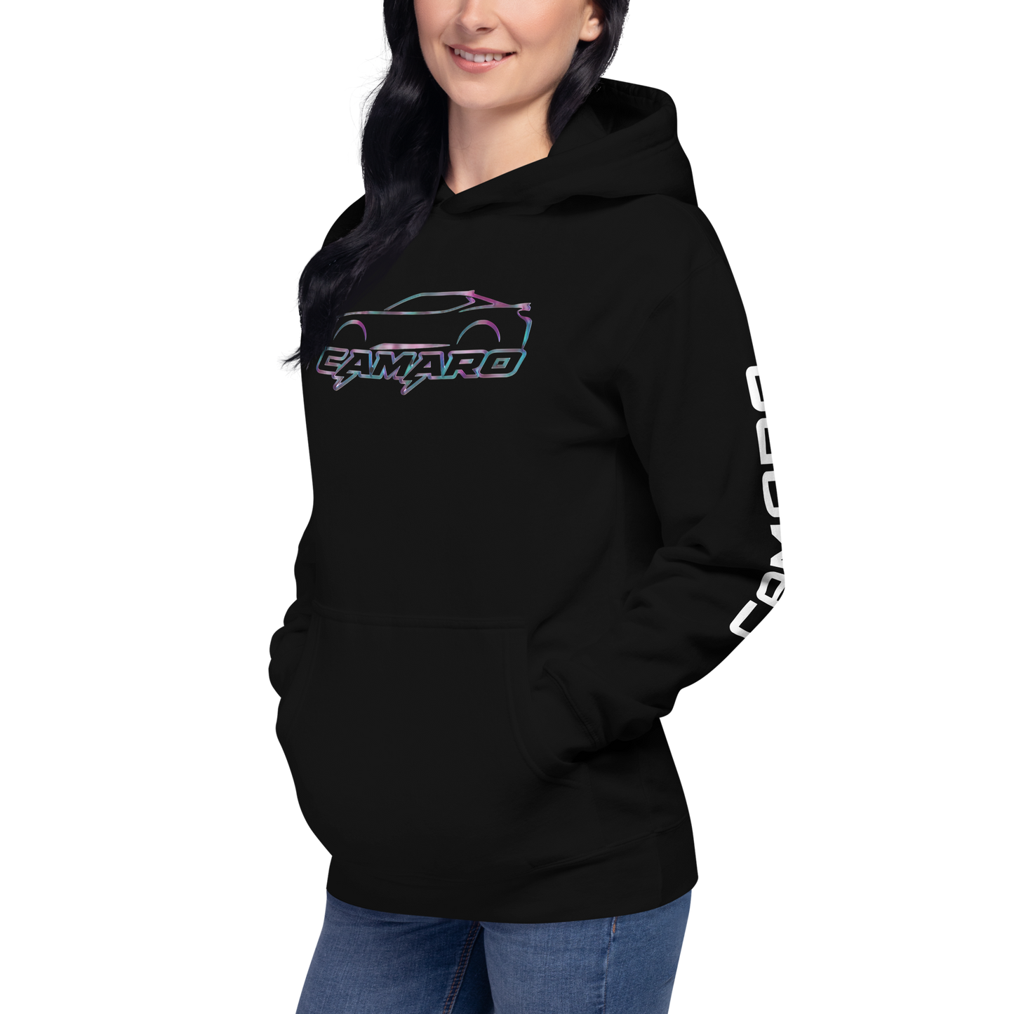 CAMARO LIGHTNING BOLT COTTON CANDY UNISEX HOODIE