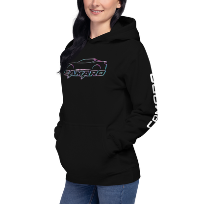 CAMARO LIGHTNING BOLT COTTON CANDY UNISEX HOODIE