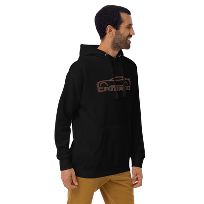 CAMARO SILHOUETTE AND SCRIPT UNISEX HOODIE