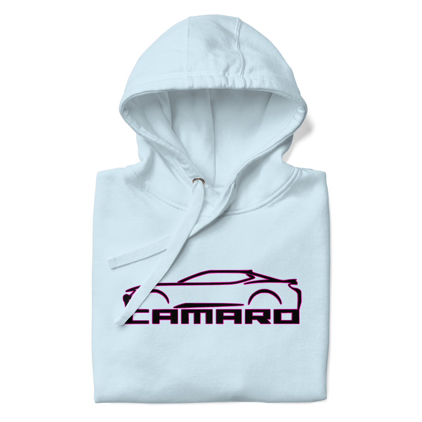 CAMARO SILHOUETTE AND SCRIPT UNISEX HOODIE