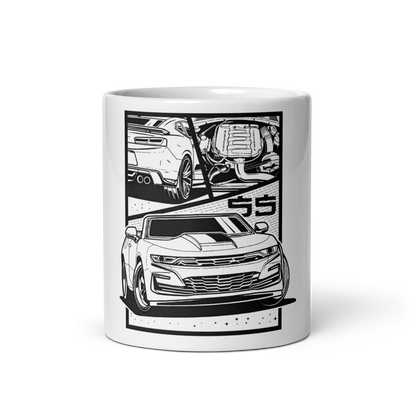 CAMARO SS COMIC STYLE GLOSSY MUG