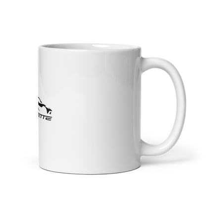 C8 CORVETTE WHITE GLOSSY MUG