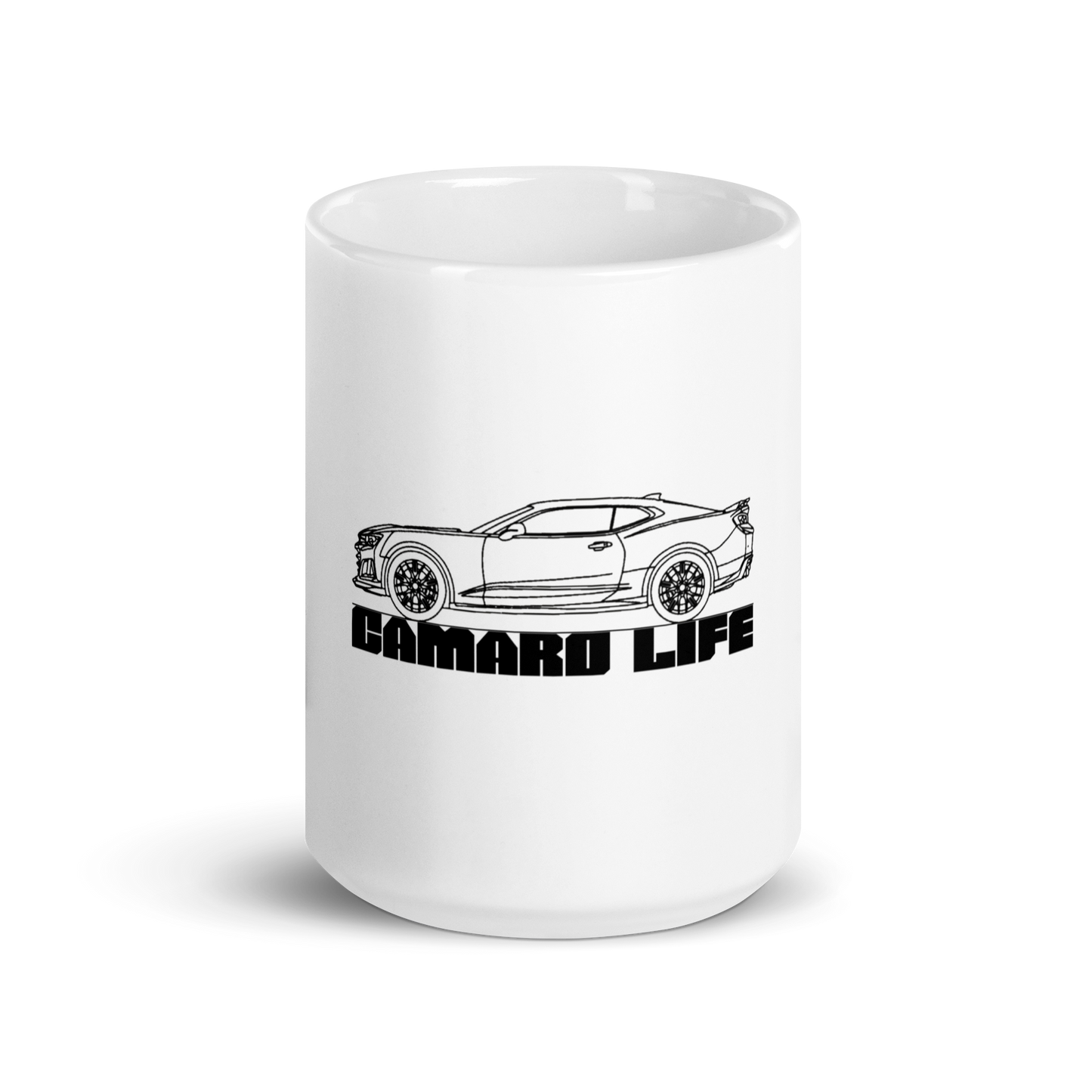 CAMARO LIFE WHITE GLOSSY MUG