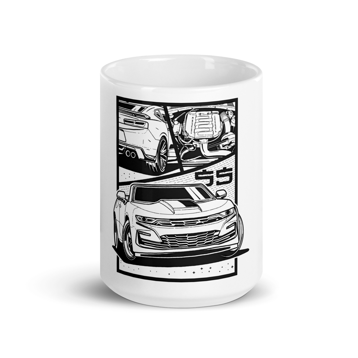 CAMARO SS COMIC STYLE GLOSSY MUG