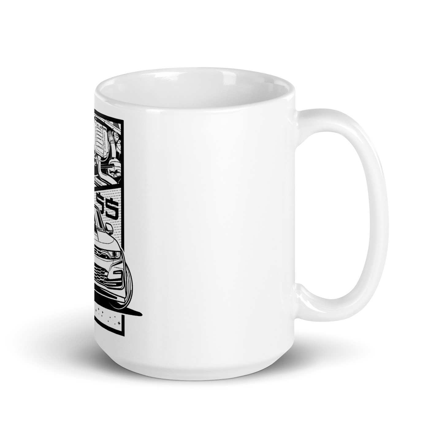 CAMARO SS COMIC STYLE GLOSSY MUG