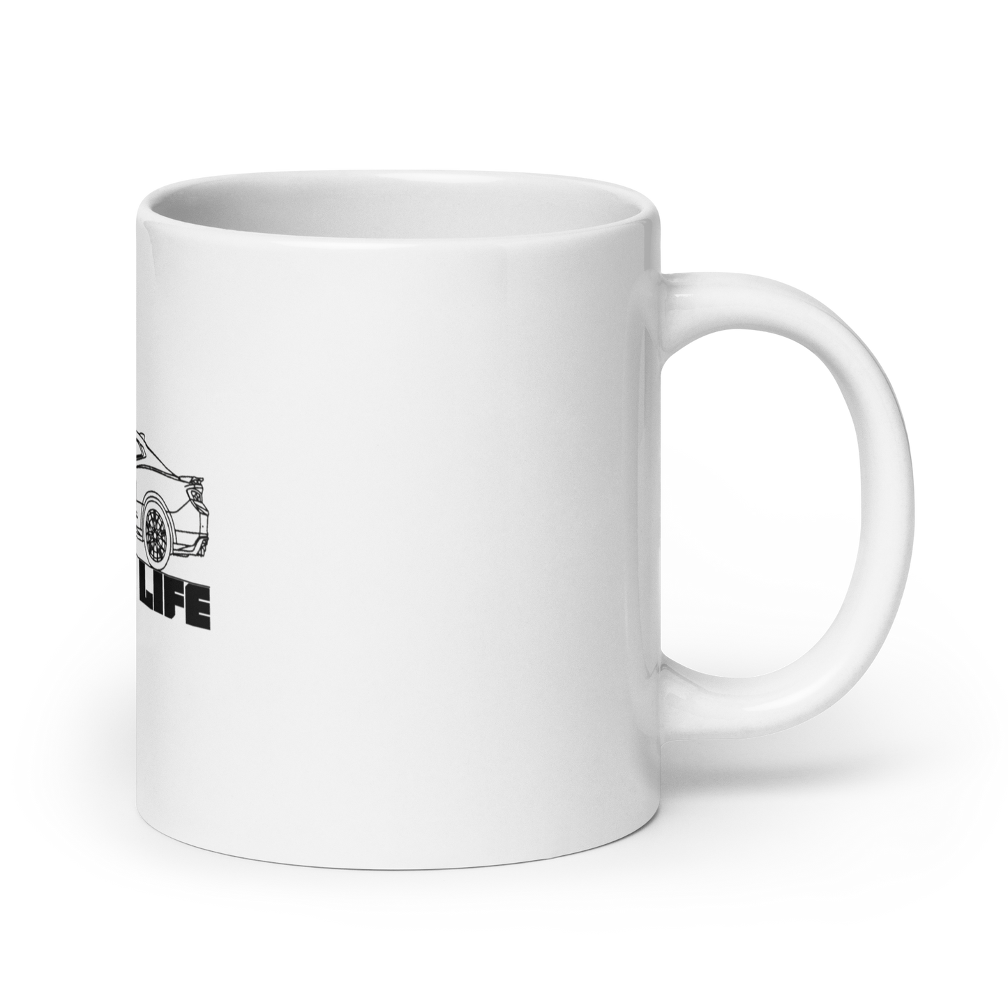 CAMARO LIFE WHITE GLOSSY MUG