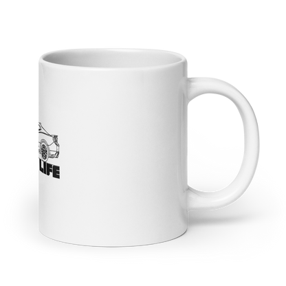 CAMARO LIFE WHITE GLOSSY MUG